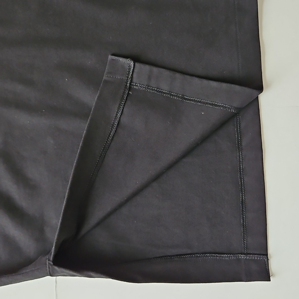 Reebok Athletic Midi Dress Long Sleeve Black Stretch Retro Sportswear Active LG - Picture 9 of 10